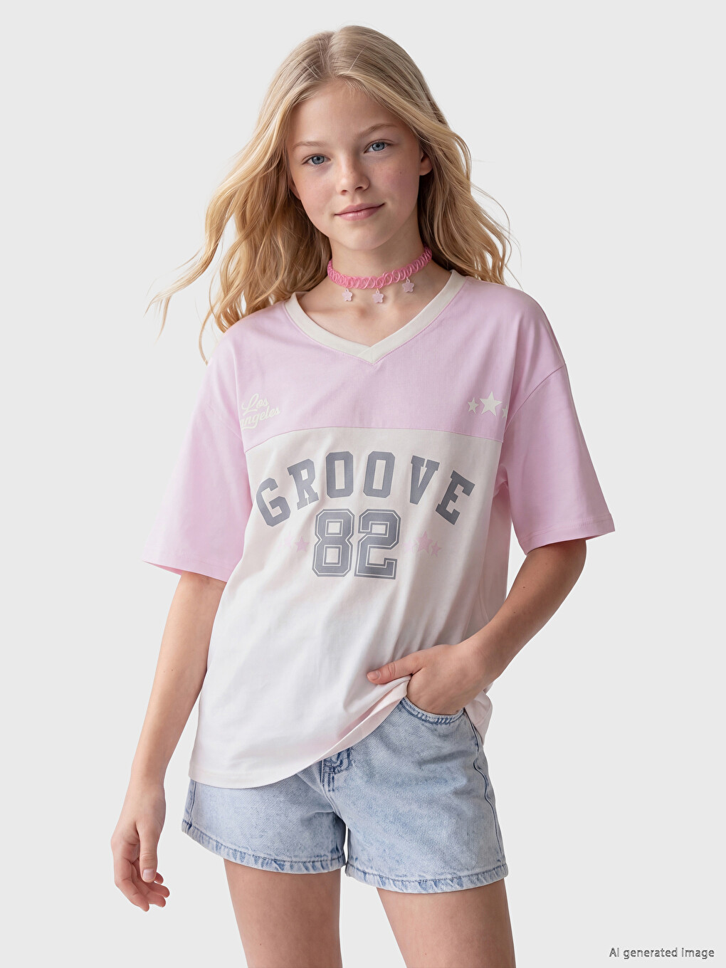 Los Angeles Printed Girls' T-Shirt