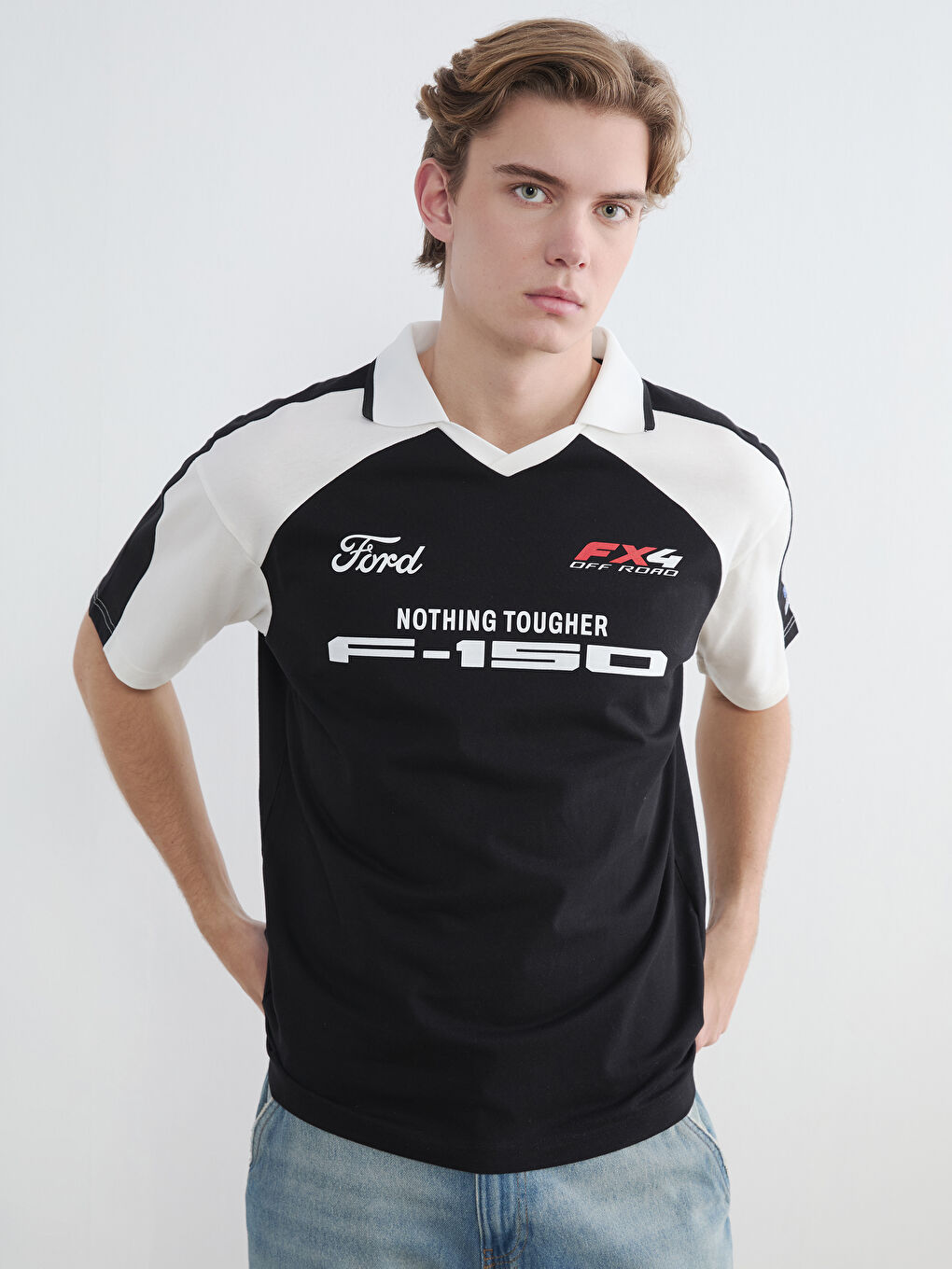 Мужчины Черный футболка