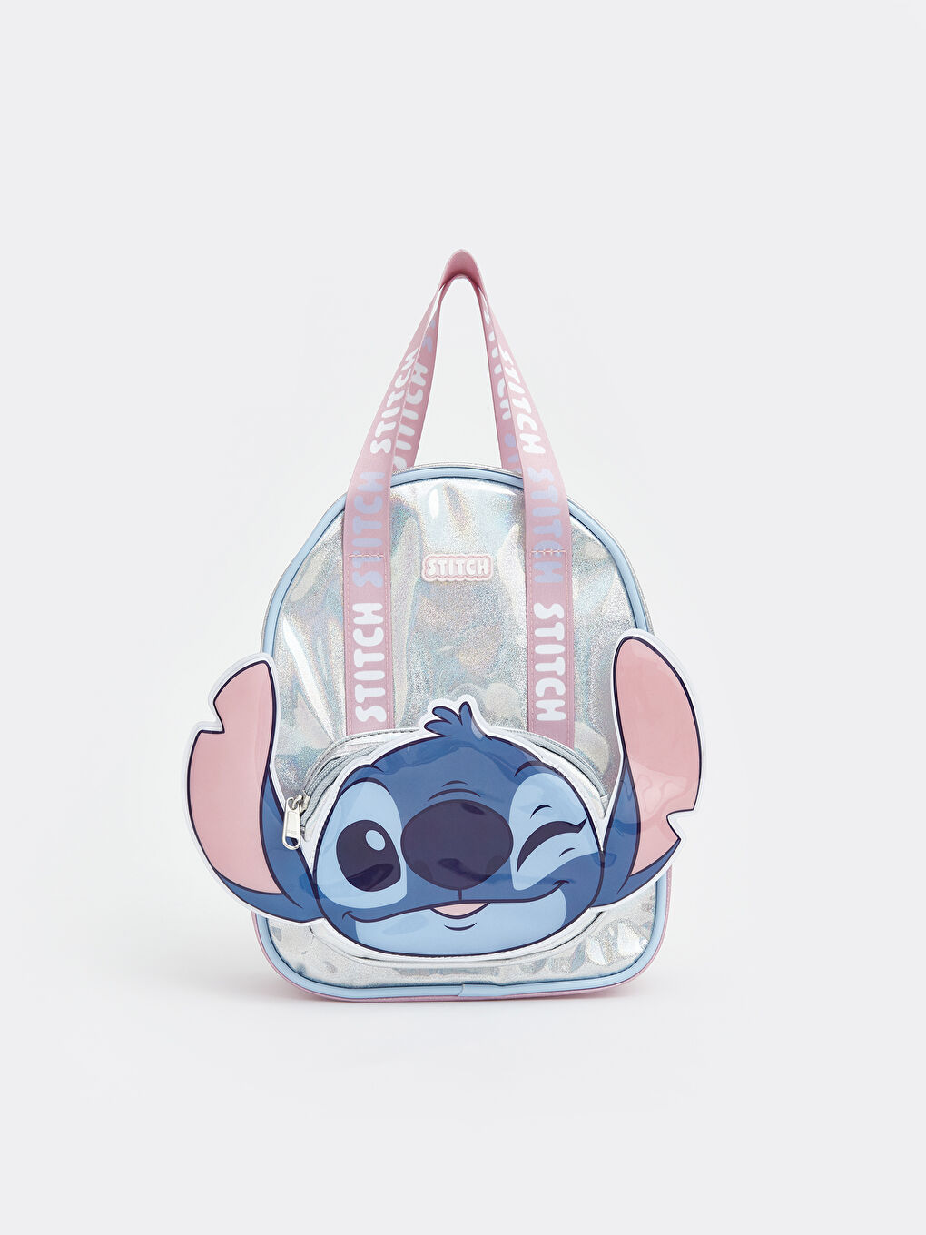 Mavi Lilo ve Stitch Baskılı Kız Çocuk Sırt Çantası