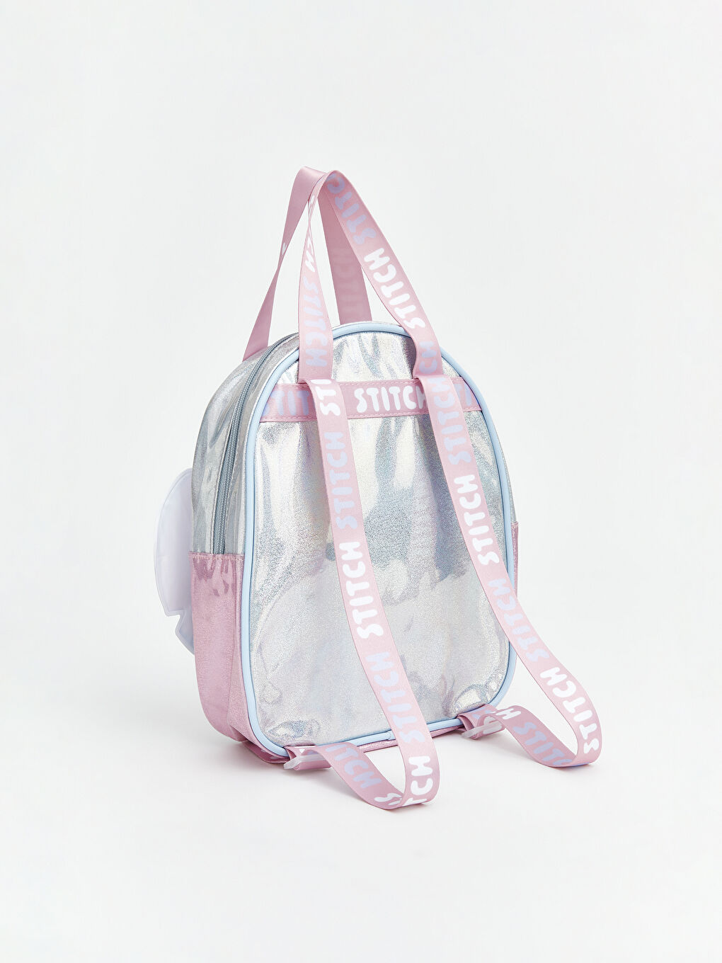 Mavi Lilo ve Stitch Baskılı Kız Çocuk Sırt Çantası-2