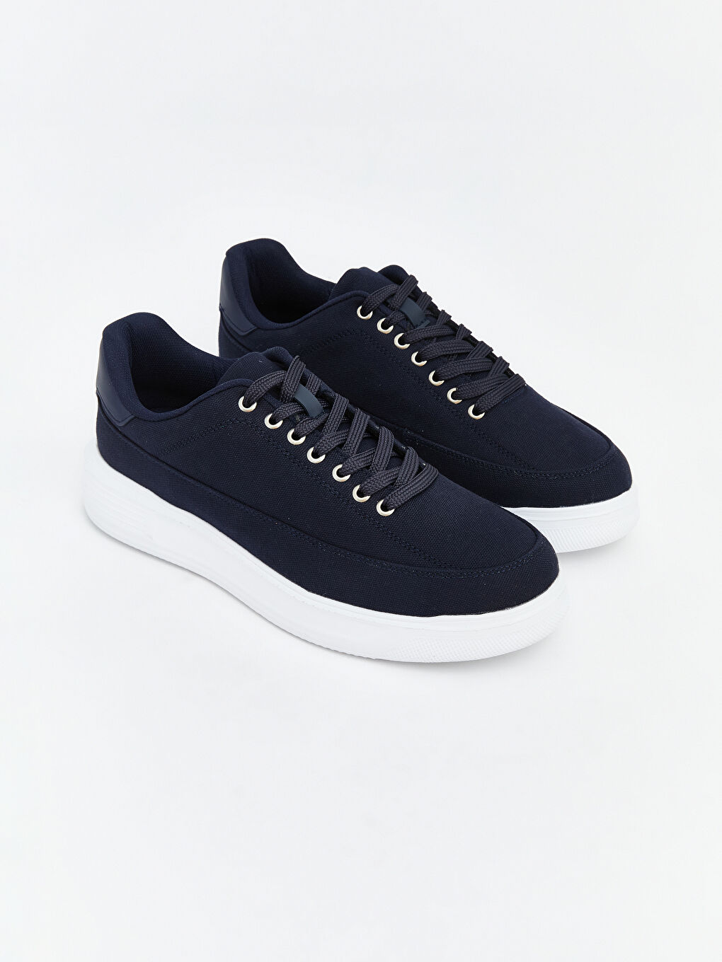 Lacivert Bağcıklı Erkek Spor Ayakkabı