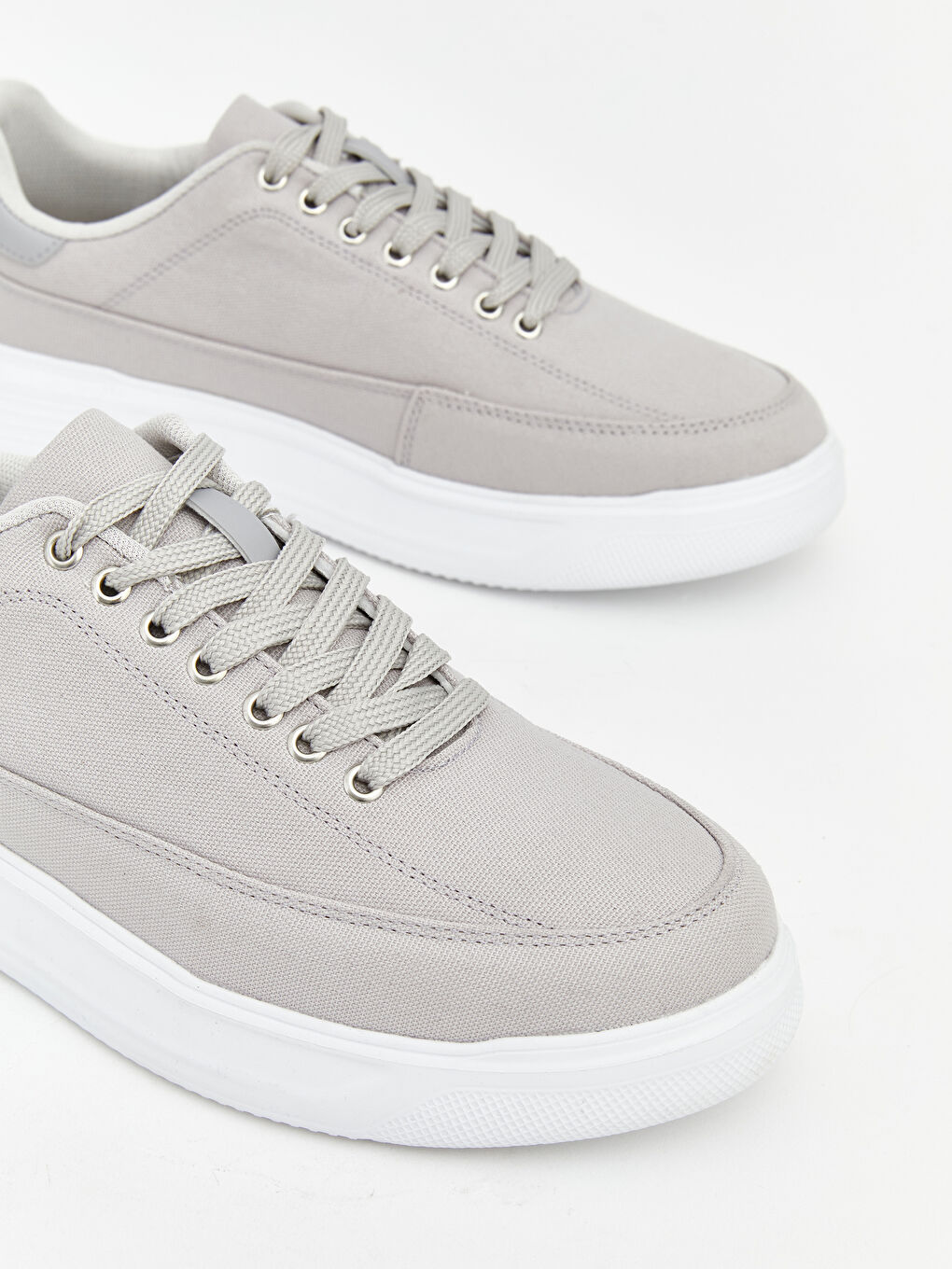 Gri Bağcıklı Erkek Spor Ayakkabı-2