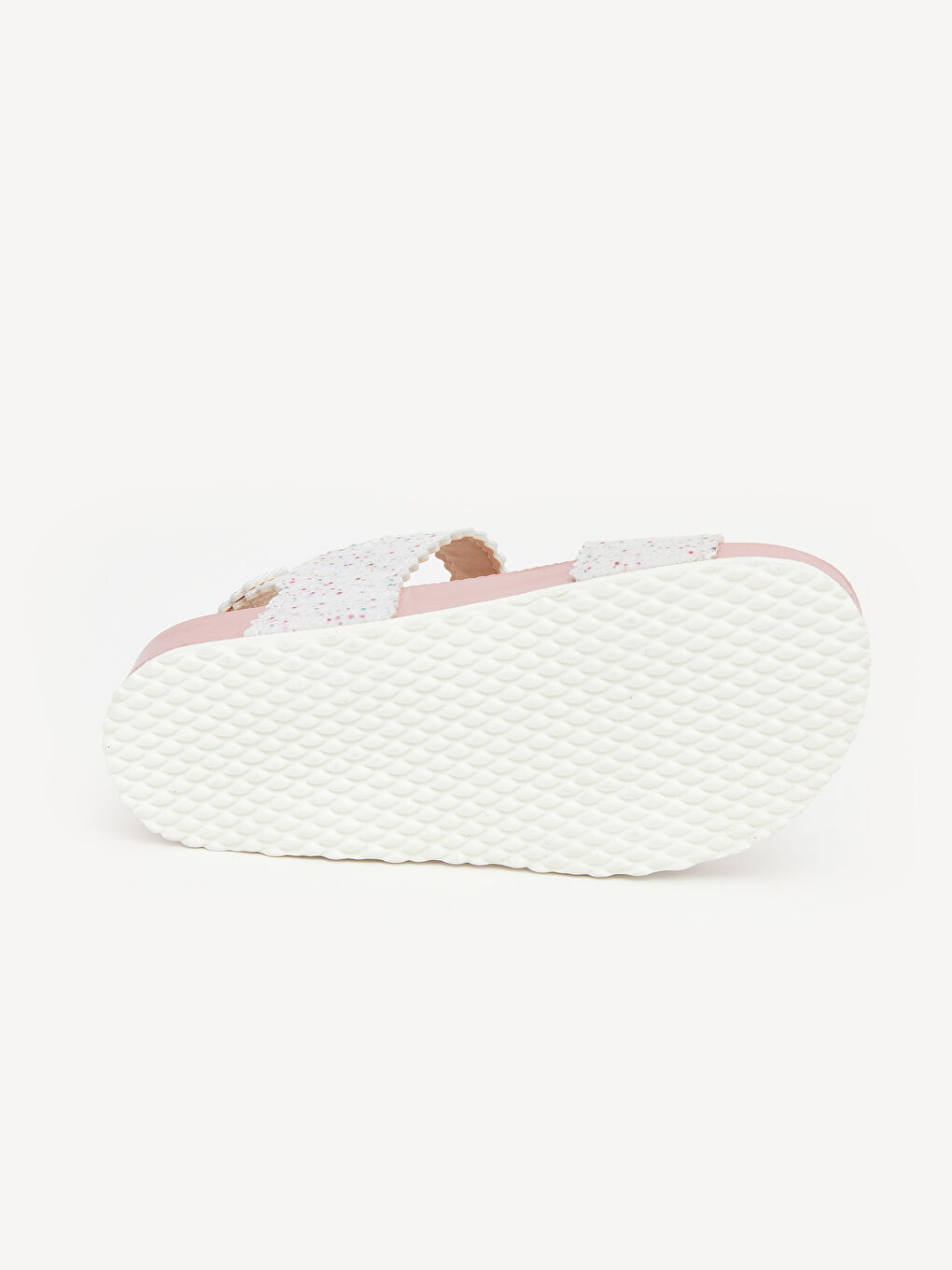 Beyaz Hello Kitty Baskılı Cırt Cırtlı Kız Bebek Sandalet-3