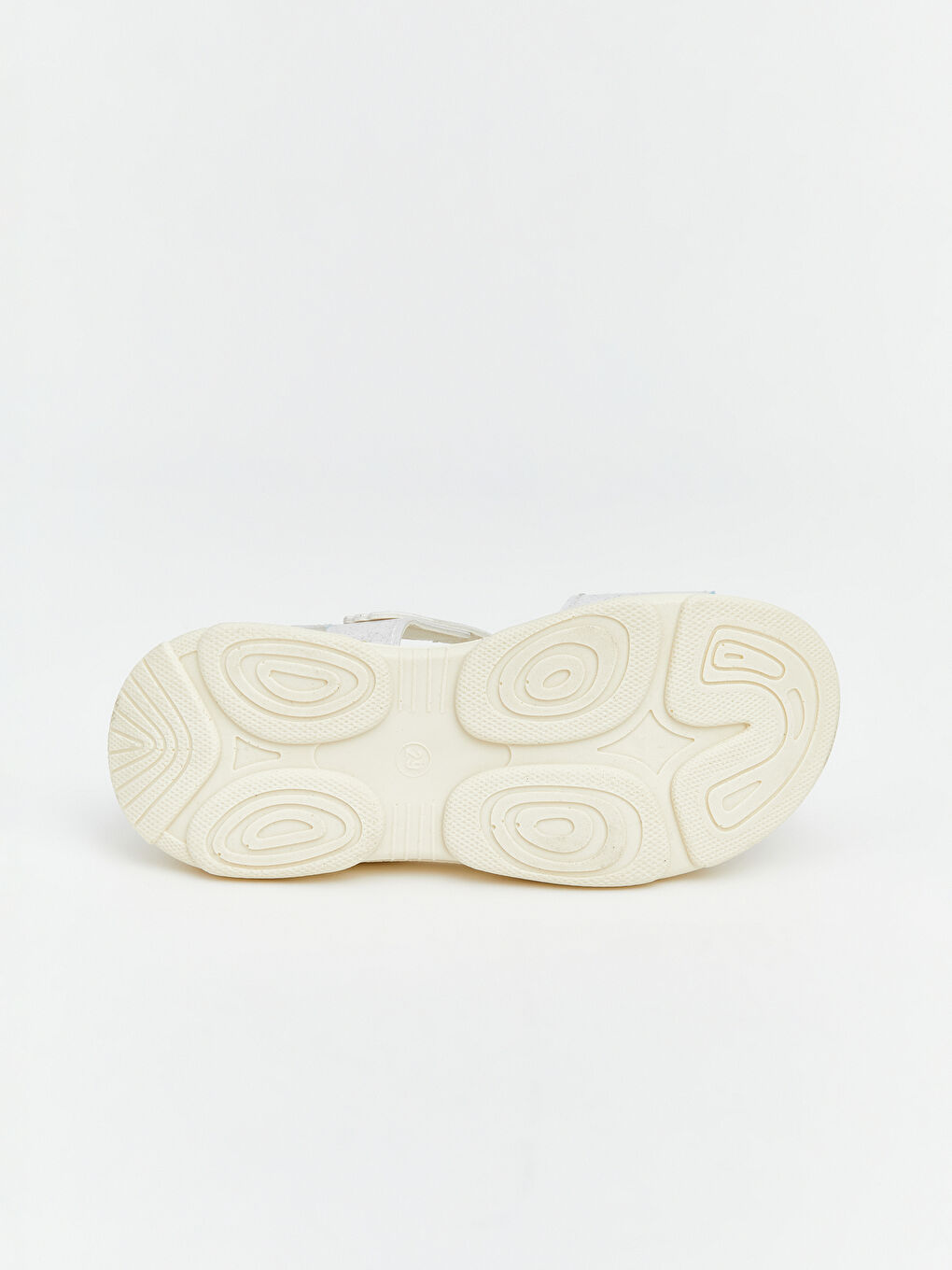 Beyaz Yıldız Desenli Kız Çocuk Sandalet-3