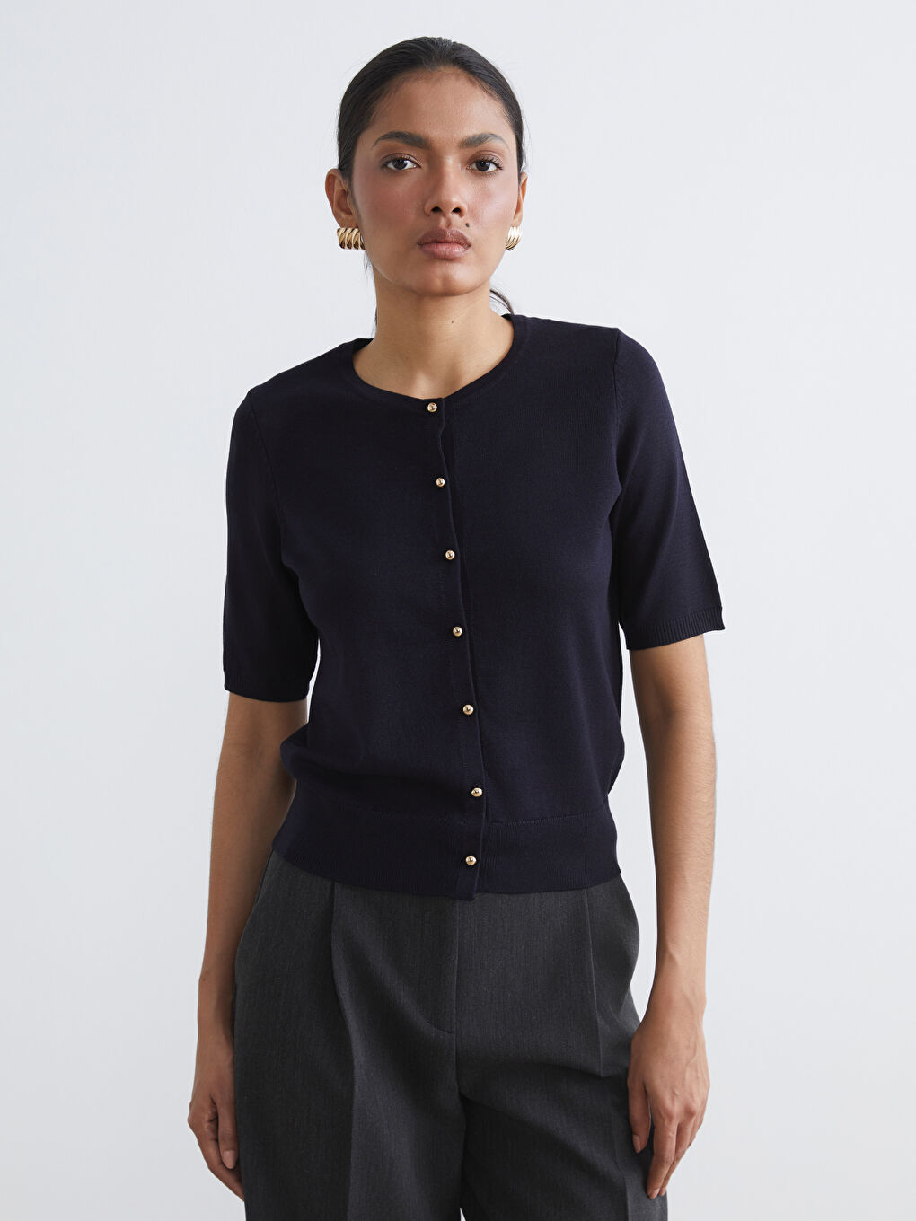 TAMNO PLAVA Kardigan Žena