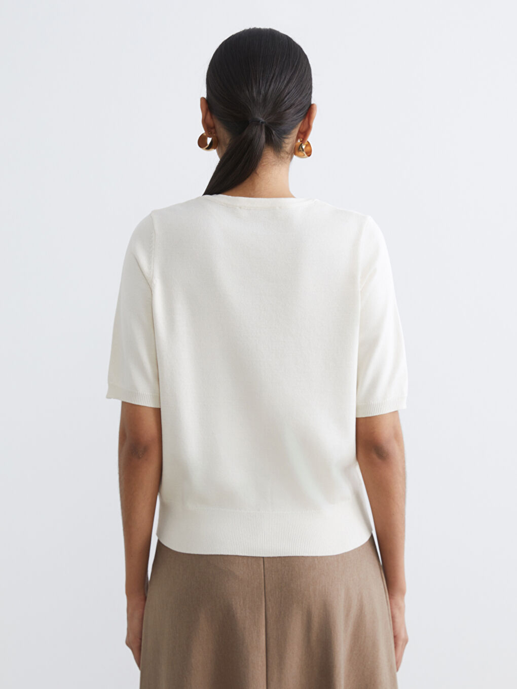 SVETLO BEŽ Kardigan Žena-3