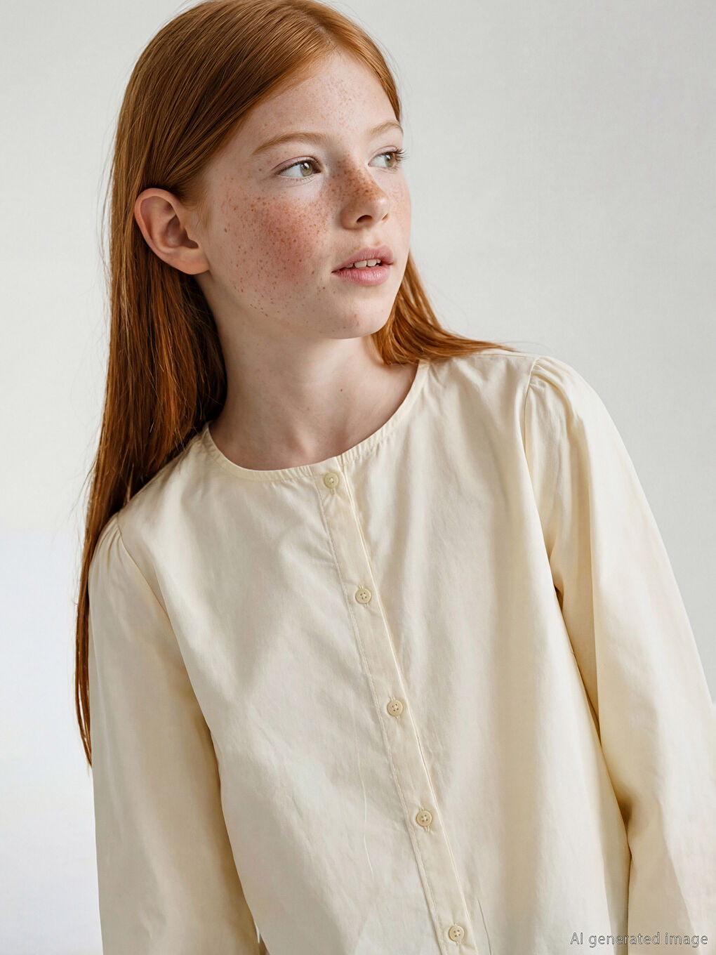 قميص بيج فتاة