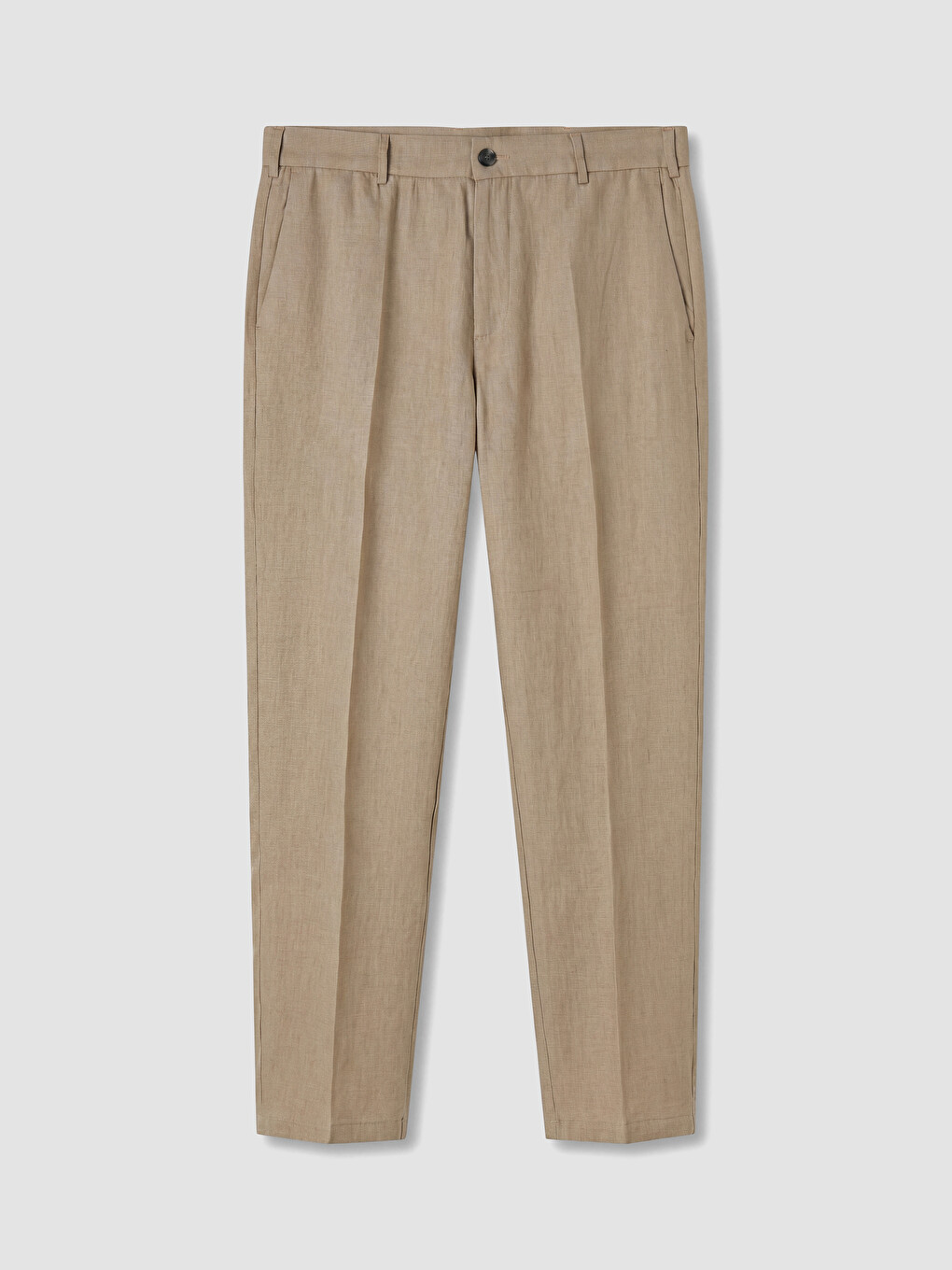Bej Regular Fit Erkek Pantolon