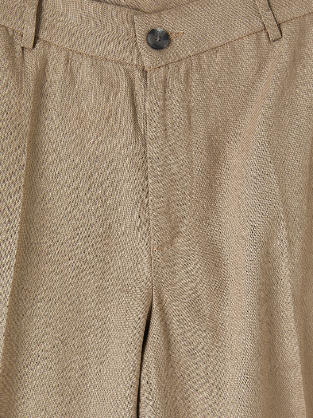 Bej Regular Fit Erkek Pantolon-1