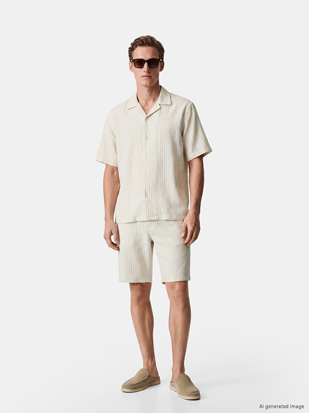 Man Ecru Shirt-1