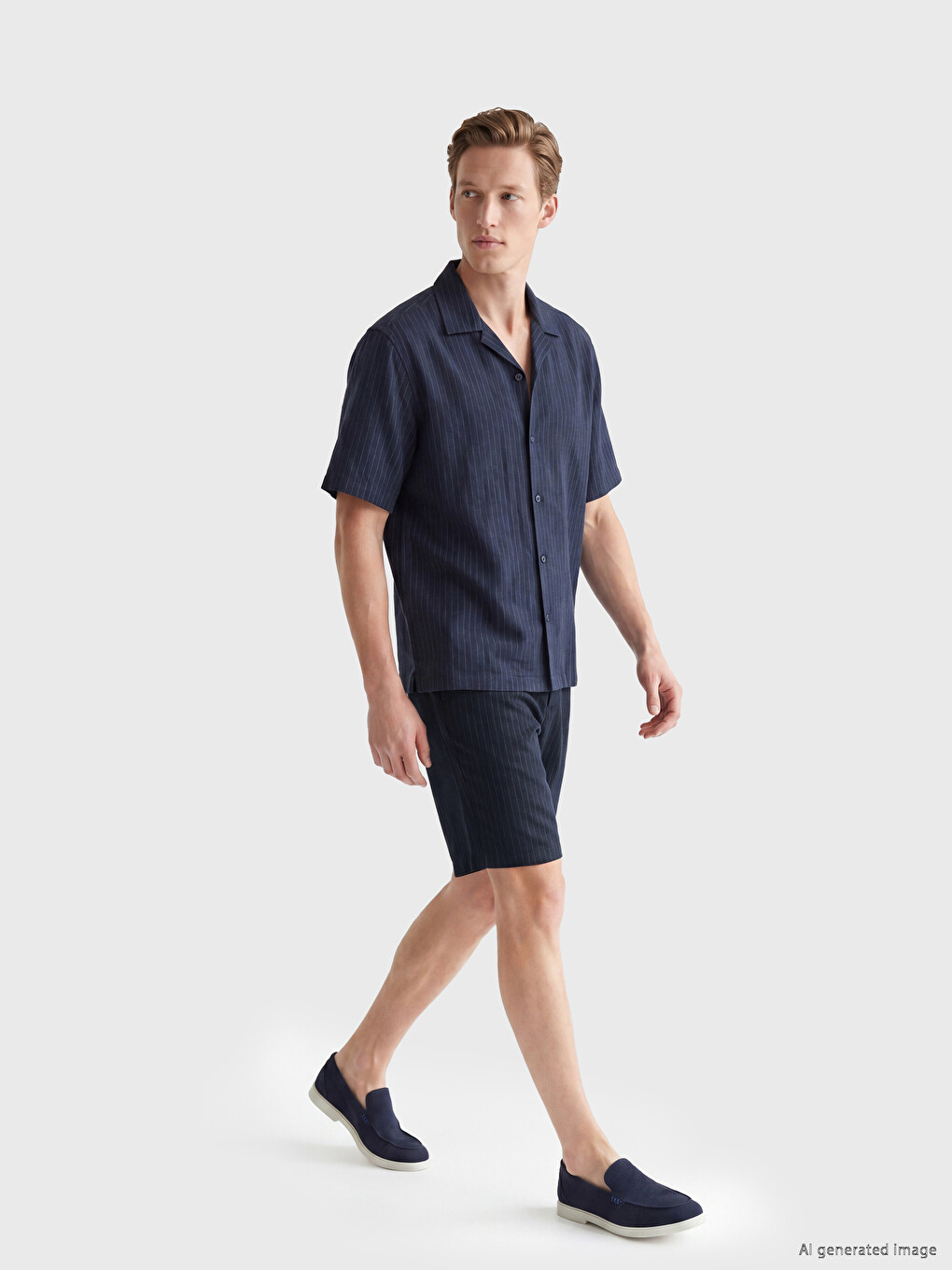 Man Navy Shorts