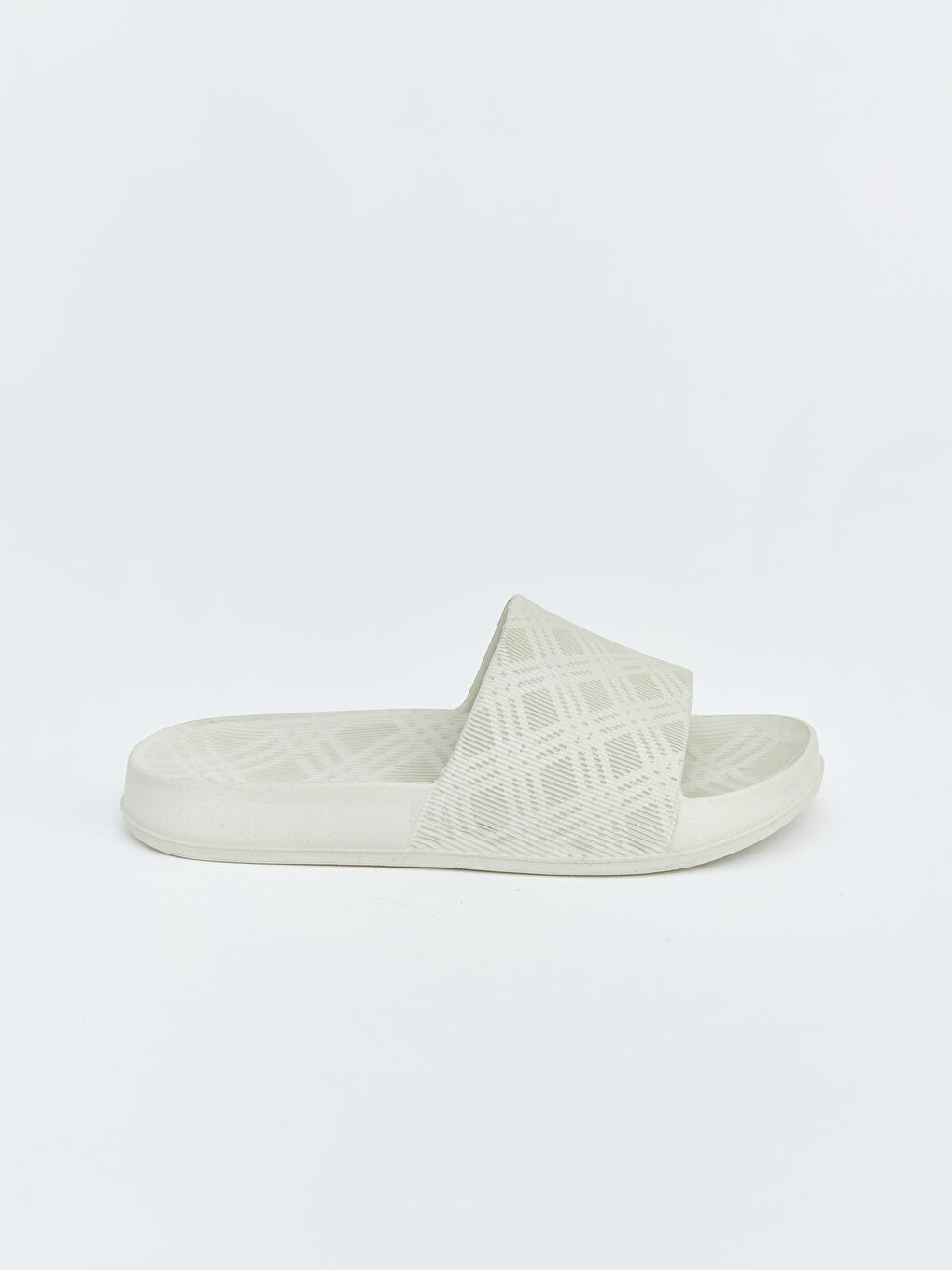 Bej Tek Bantlı Kadın Terlik-2