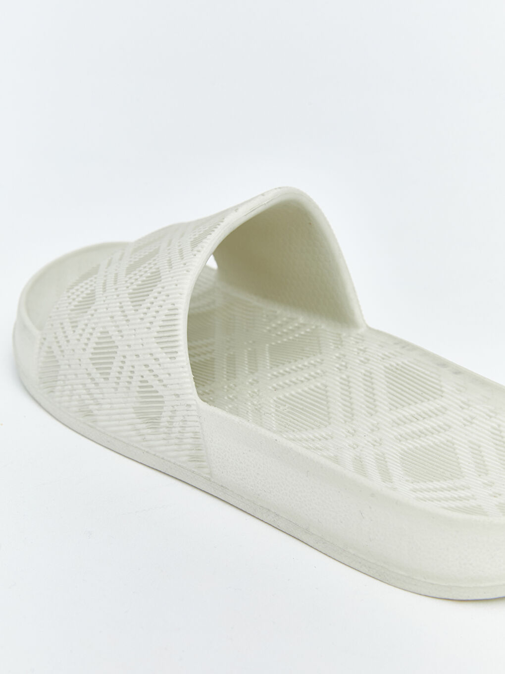 Bej Tek Bantlı Kadın Terlik-3