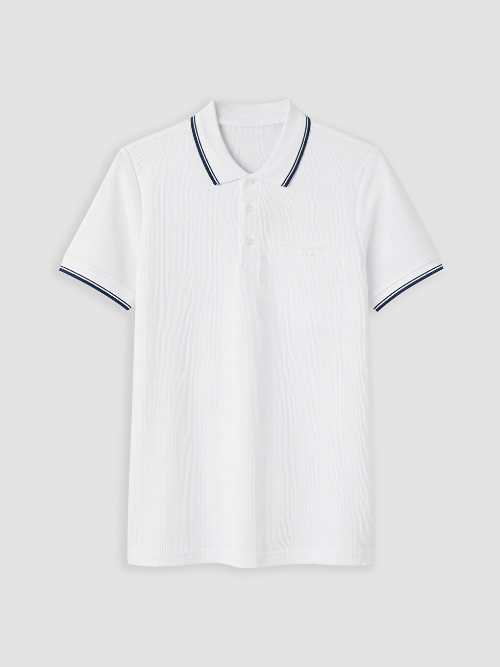 Polo Collar Men's T-shirt-4