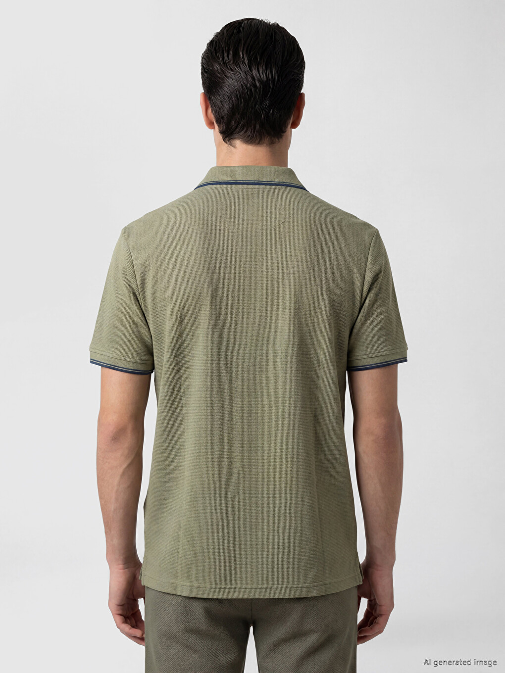 Polo Collar Men's T-shirt-3