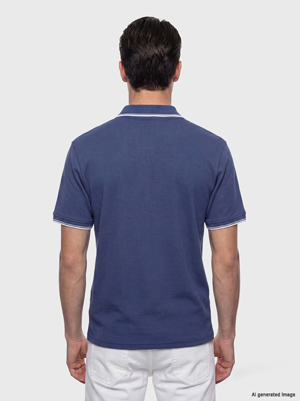 T-shirt Me Jakë Polo Për Burra-3