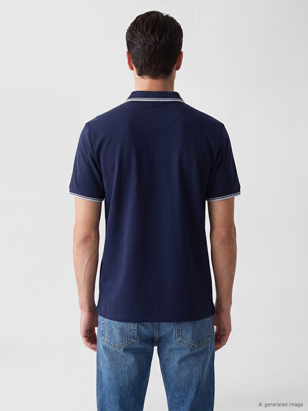 Polo Collar Men's T-shirt-2