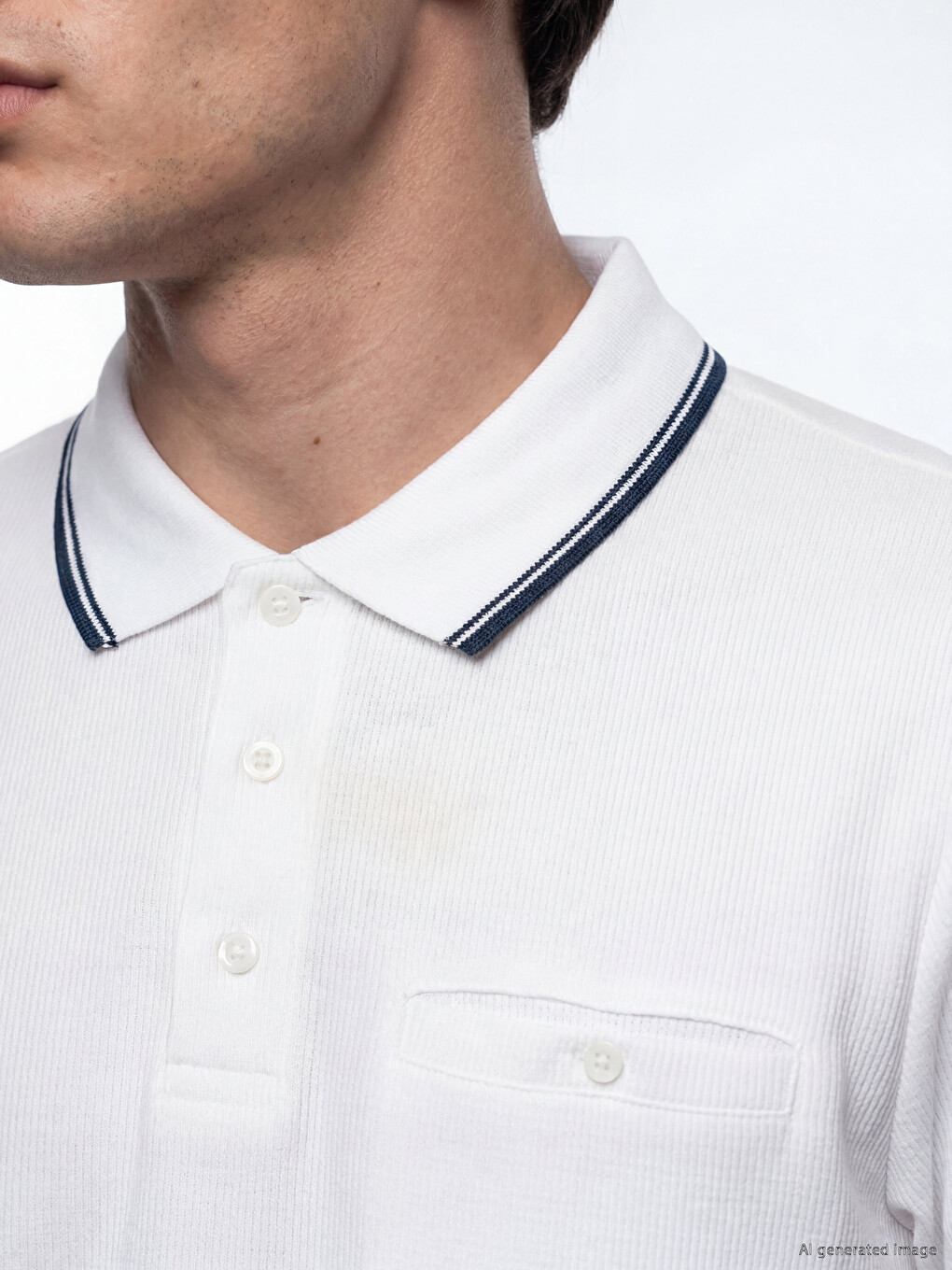 Polo Collar Men's T-shirt-2