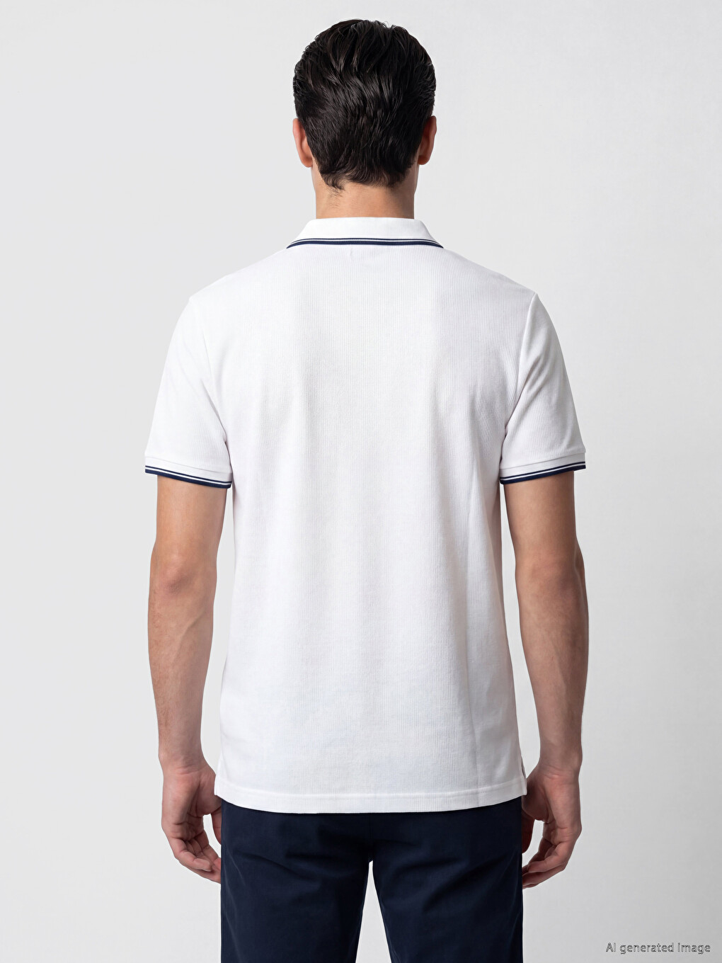 Polo Collar Men's T-shirt-3