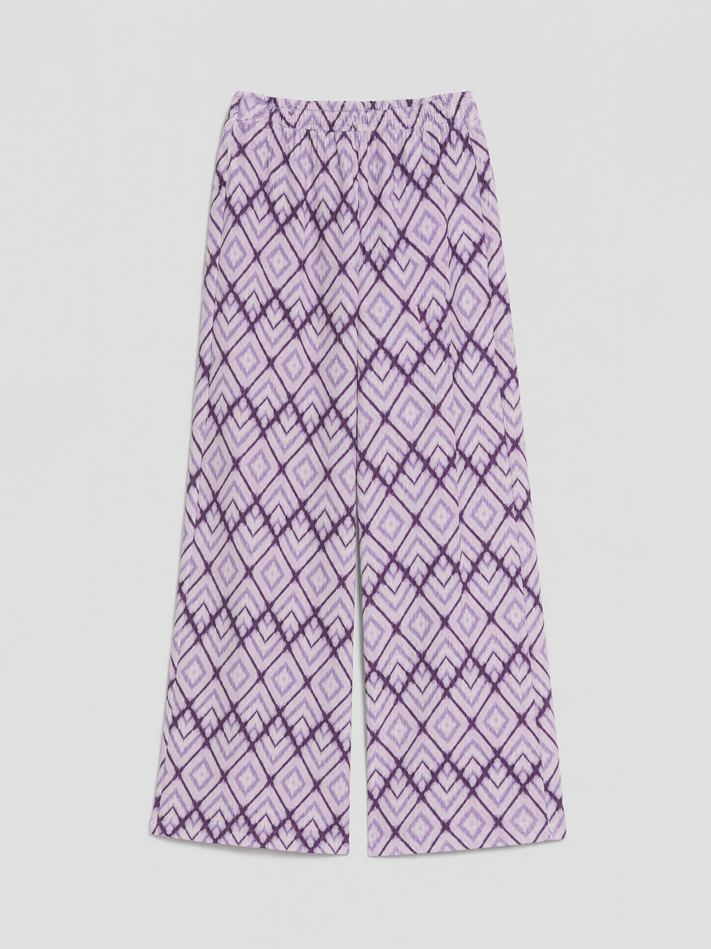 Girls' Patterned Wide Leg Trousers
