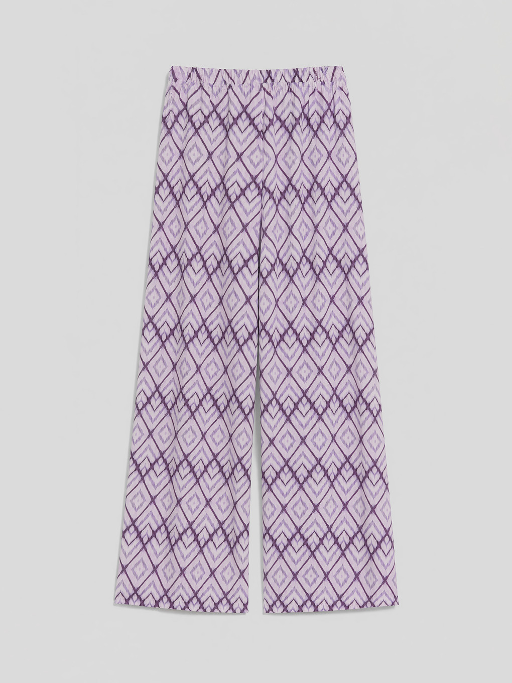 Girls' Patterned Wide Leg Trousers-1