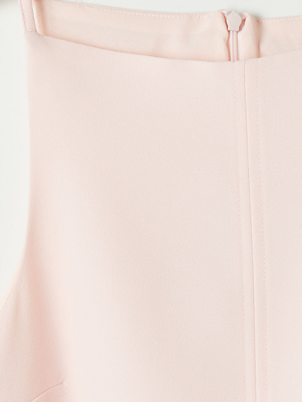 Pembe Halter Yaka Mini Elbise-2