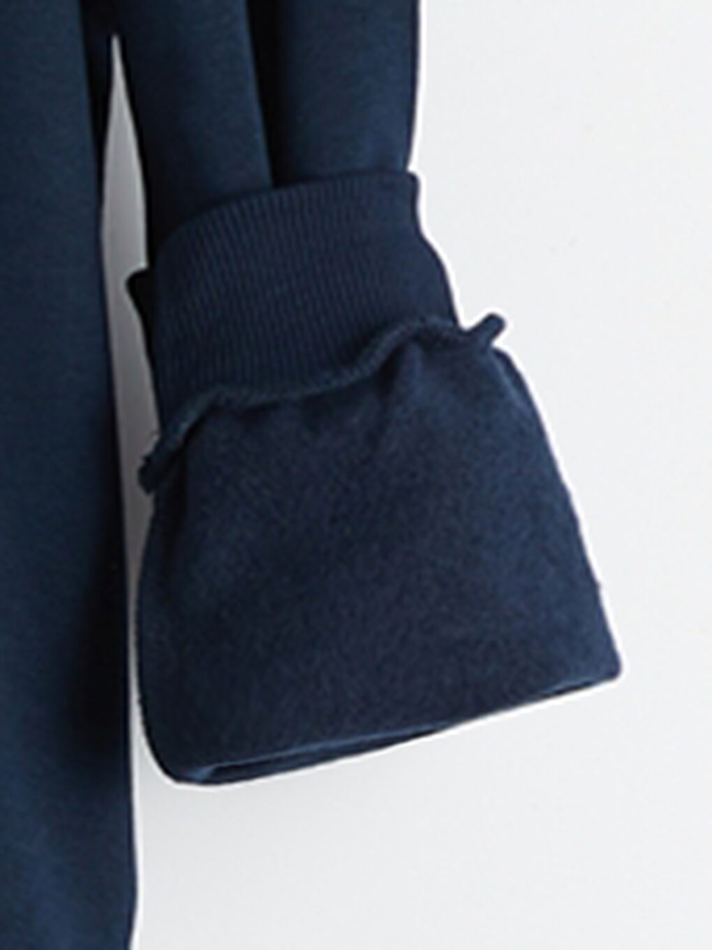 Lacivert Sonic Baskılı Erkek Çocuk Kalın Sweatshirt-1