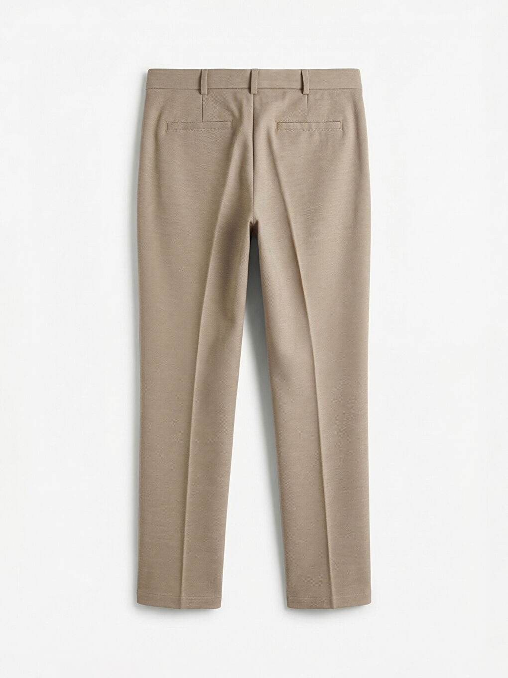 Bej Dar Kalıp Erkek Chino Pantolon-5