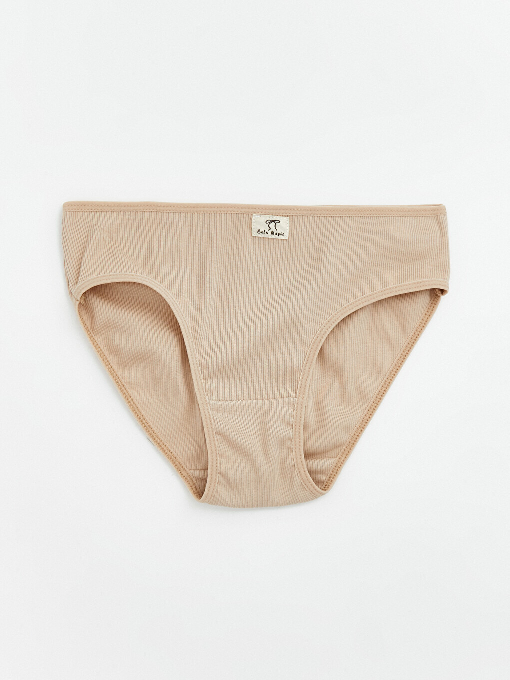 Bej Fitilli Kız Çocuk Külot