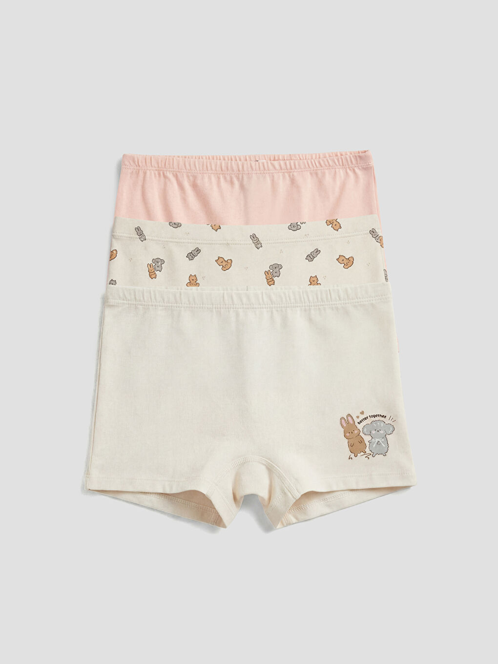 Girl ECRU Boxer Trunks