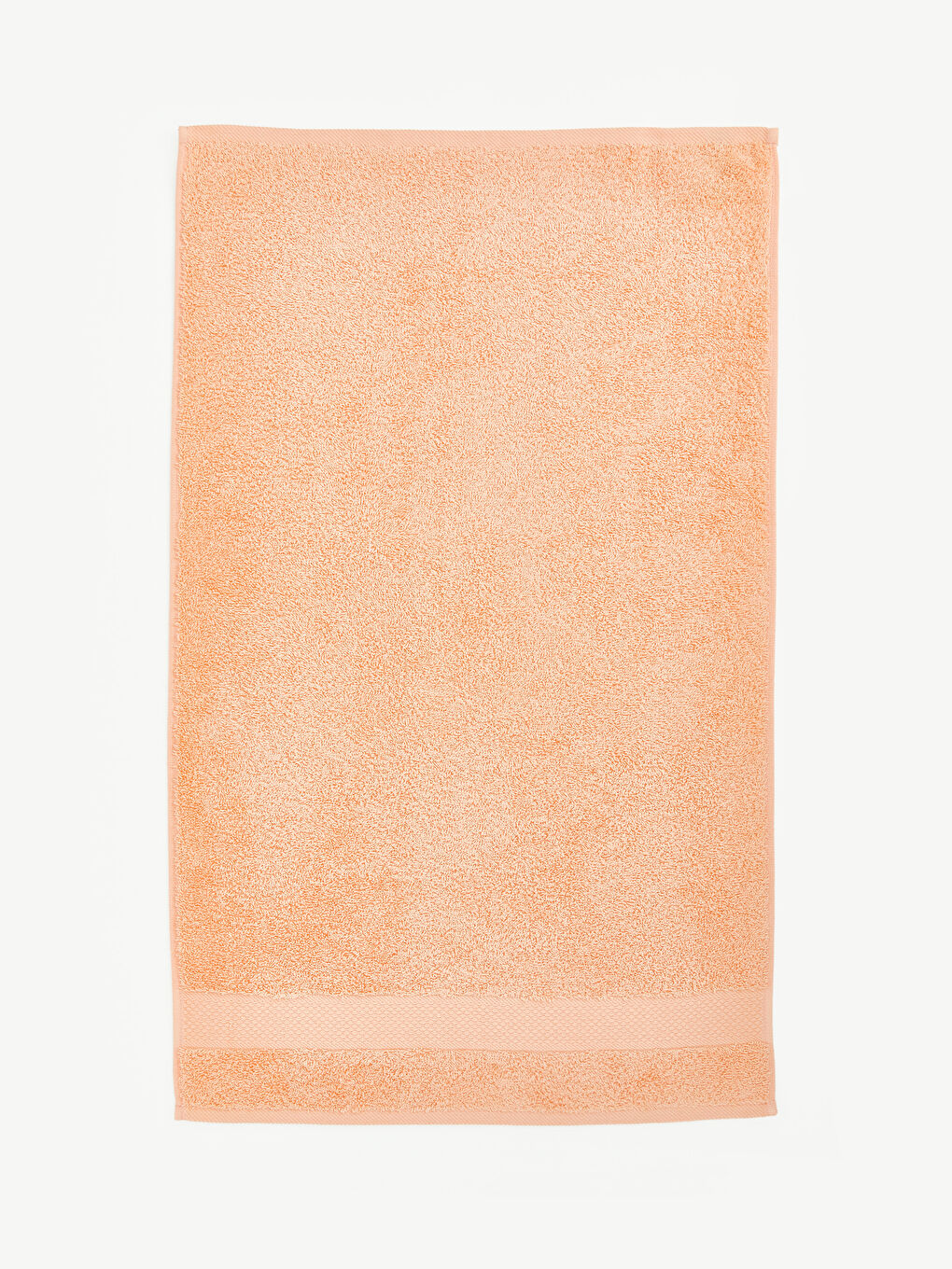 Mercan Çizgili Pamuklu Yüz Havlusu 50x80 cm