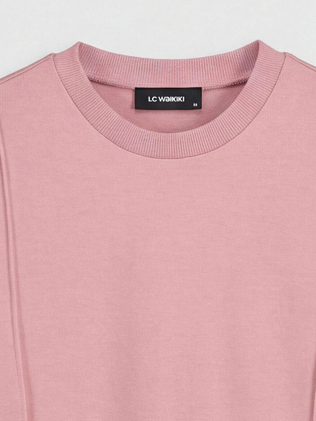 Lila Bisiklet Yaka Kadın Sweatshirt Tunik	-2