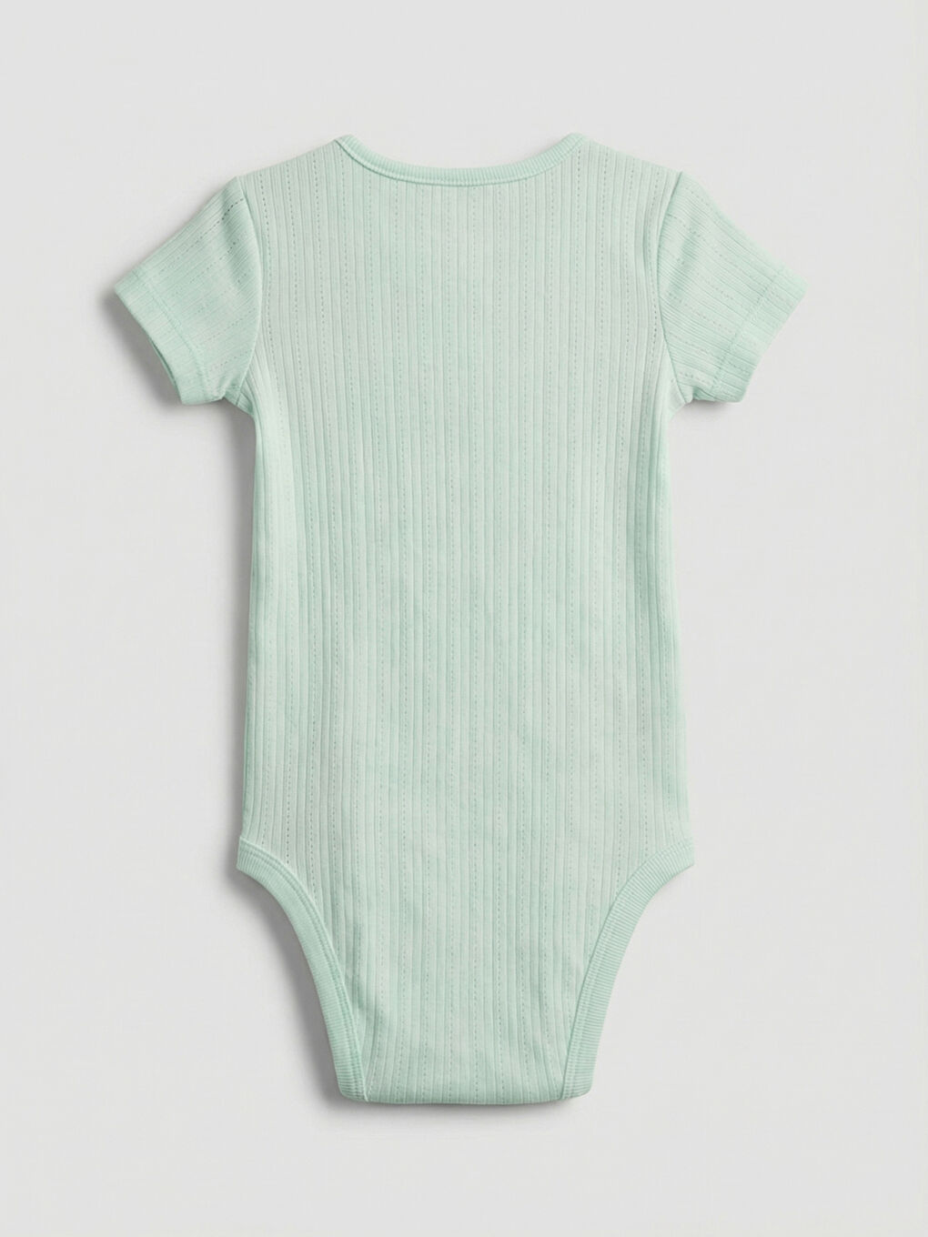 Turkuaz Bisiklet Yaka Kız Bebek Çıtçıtlı Body-1