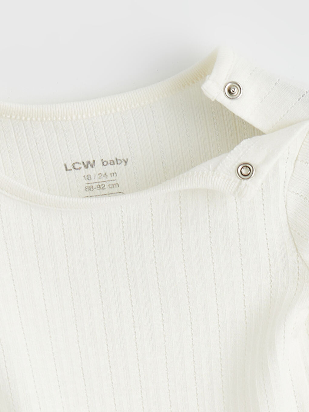 Pembe Bisiklet Yaka Kız Çocuk Çıtçıtlı Body-2