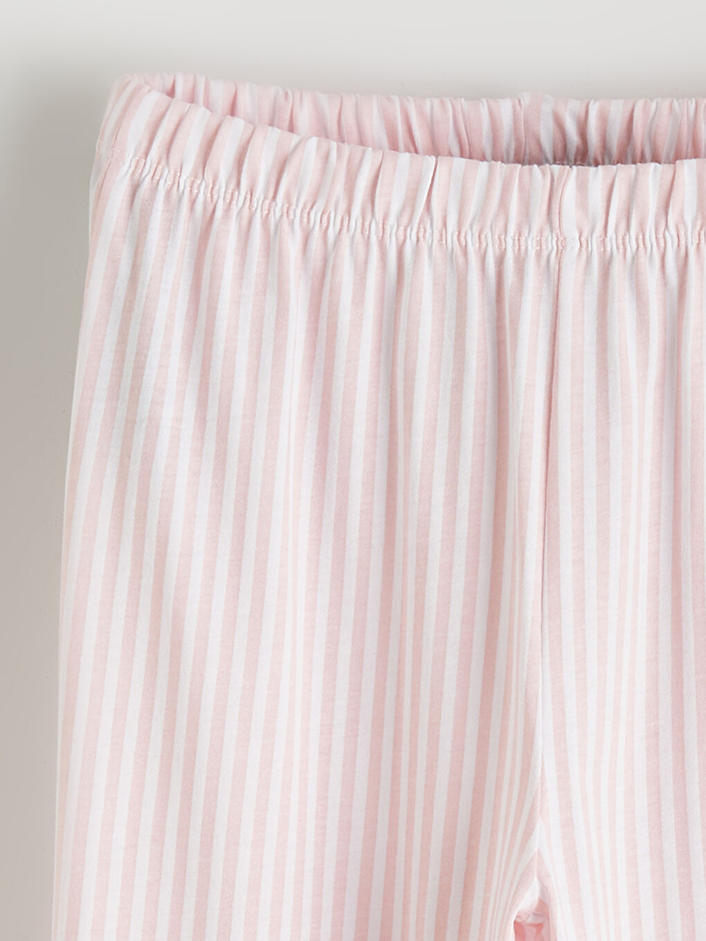 Pembe Gömlek Yaka Kız Çocuk Pijama Takım-5