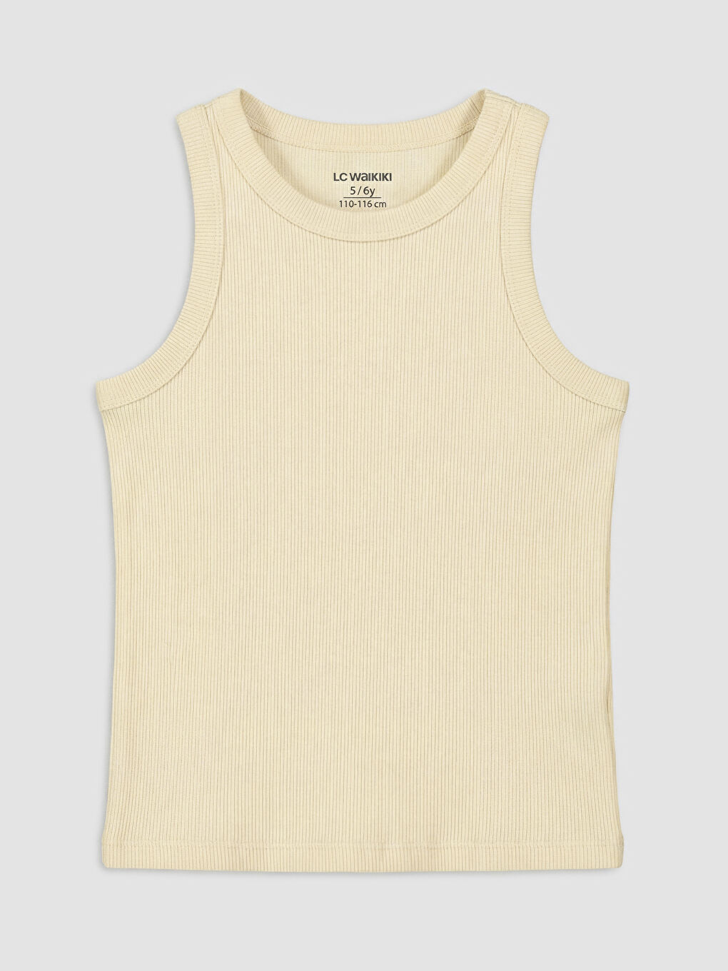 Ribbed Girls' Shorts Set-1