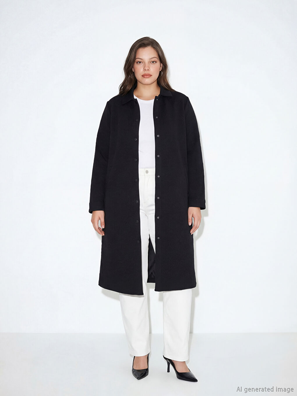 بۆ ژنان عەبایەی نەخشدار بە یه‌خه‌ی كراس-1