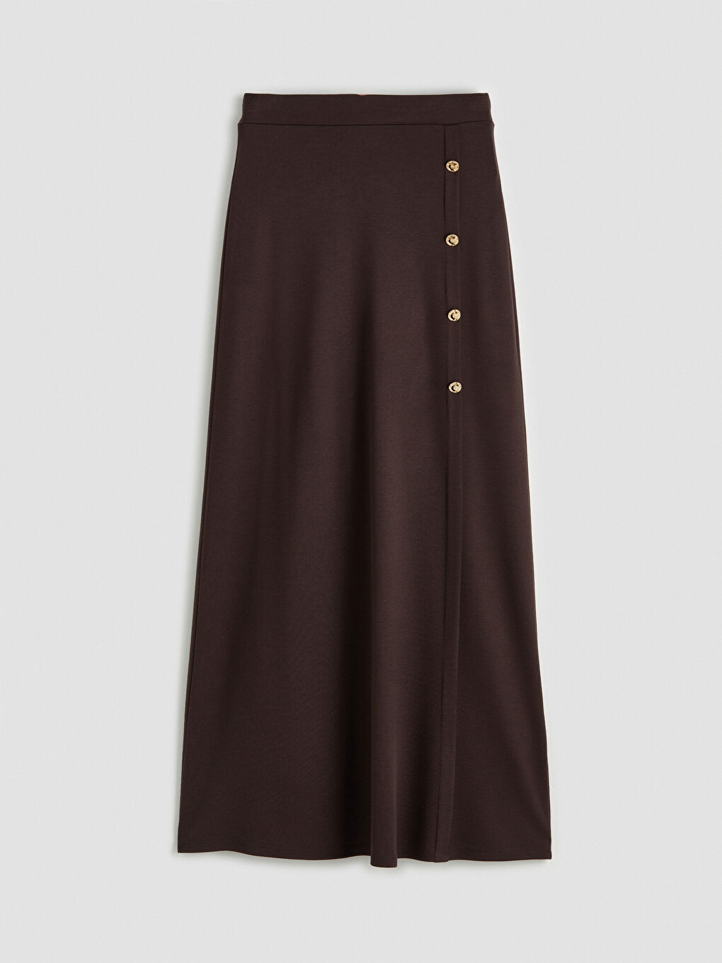 Kahverengi Beli Lastikli A Kesim Etek-5