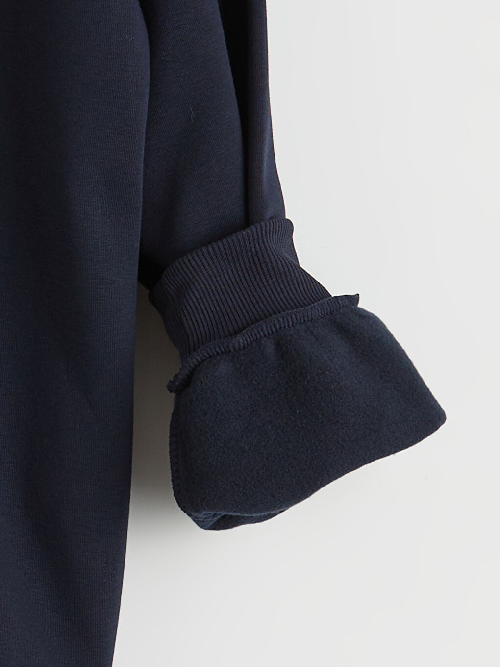 Lacivert Hello Kitty Baskılı Kadın Kalın Sweatshirt-5