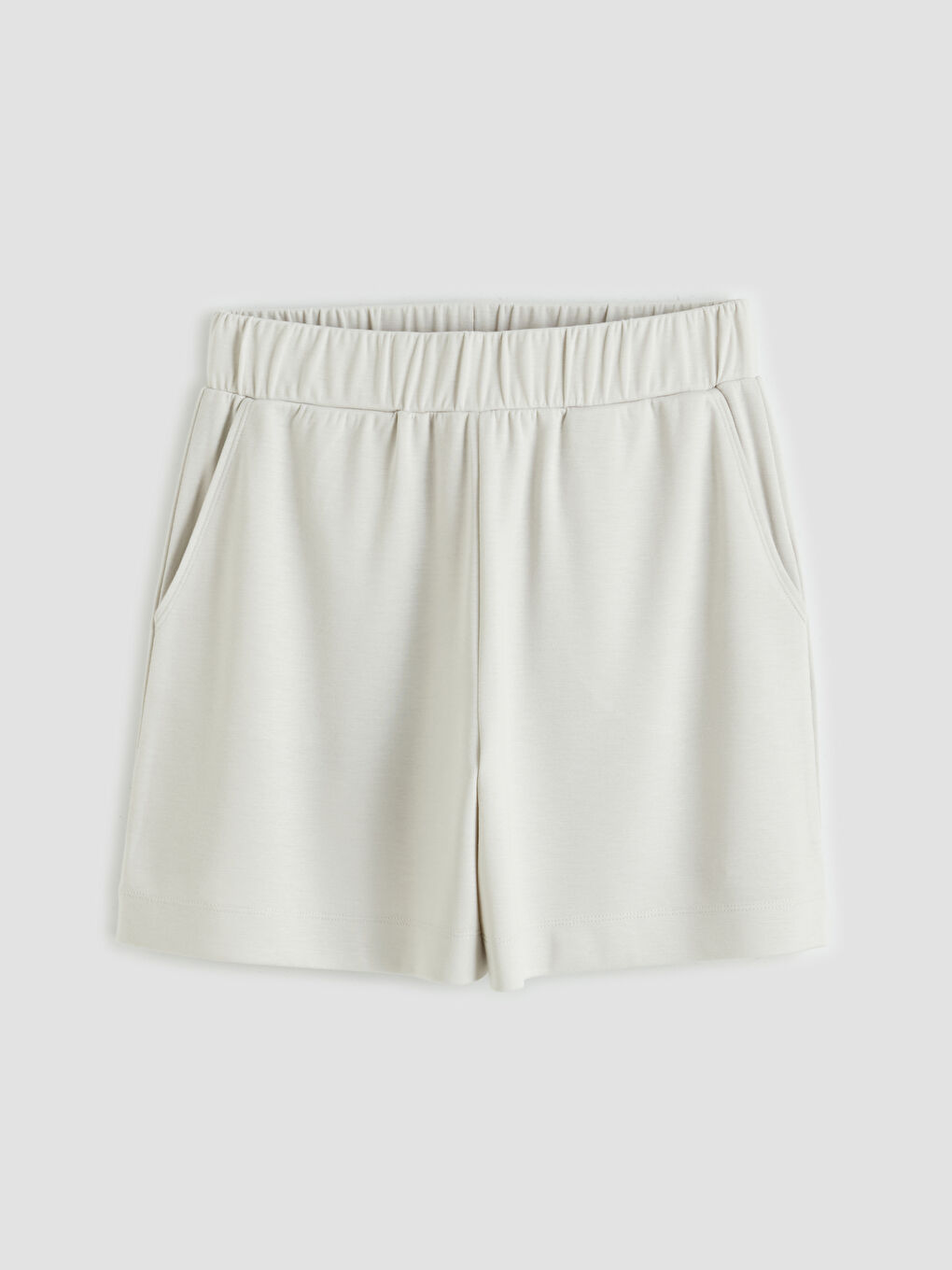 Elastic Waist Soft Touch Women's Shorts-4