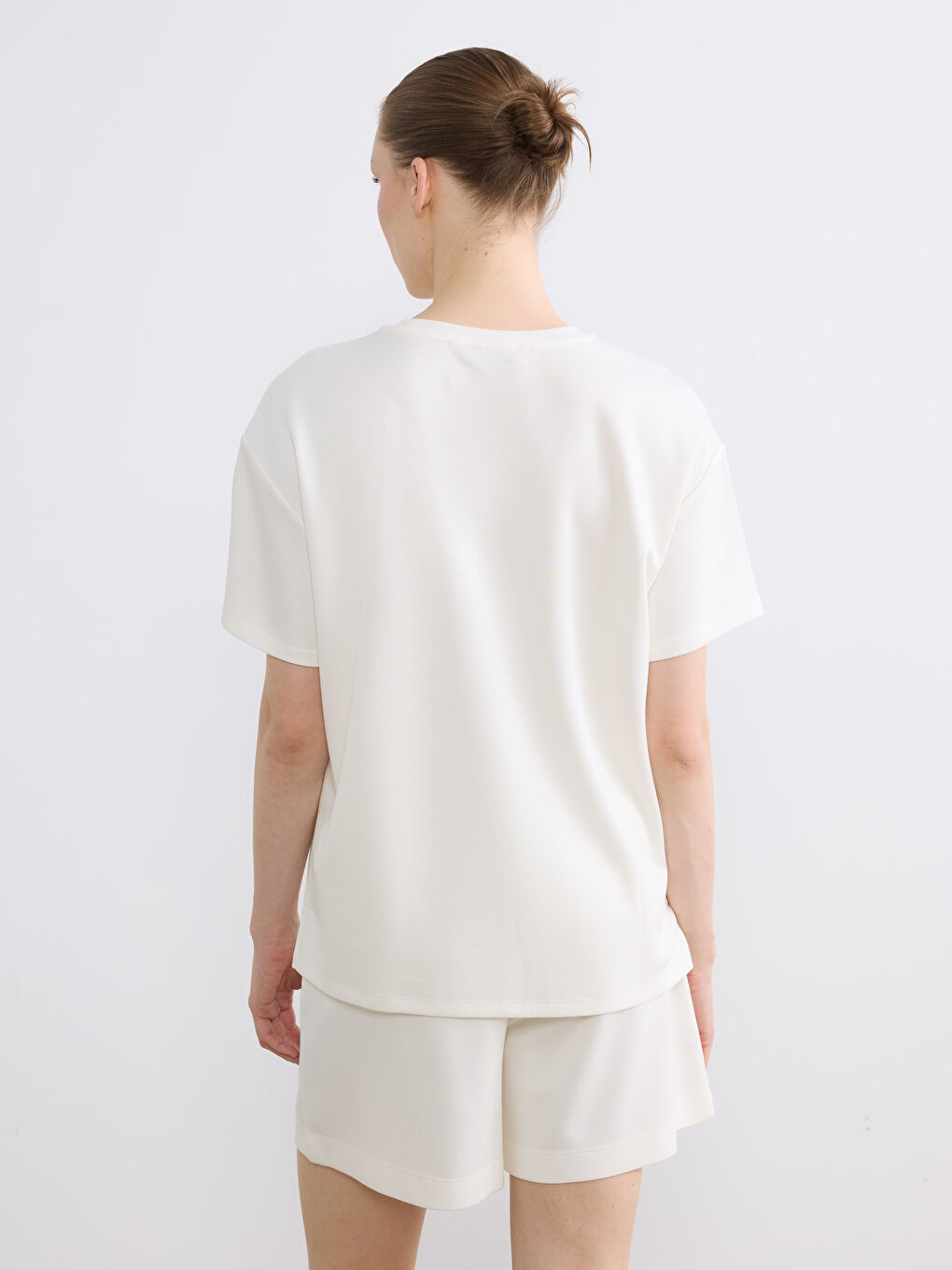 Γυναίκα ΕΚΡΟΥ Μπλουζάκι-3