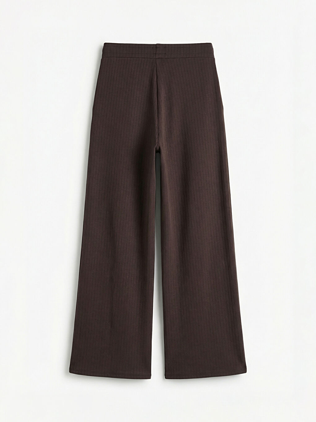 Kahverengi Çizgili Soft Touch Kadın Eşofman Altı-1