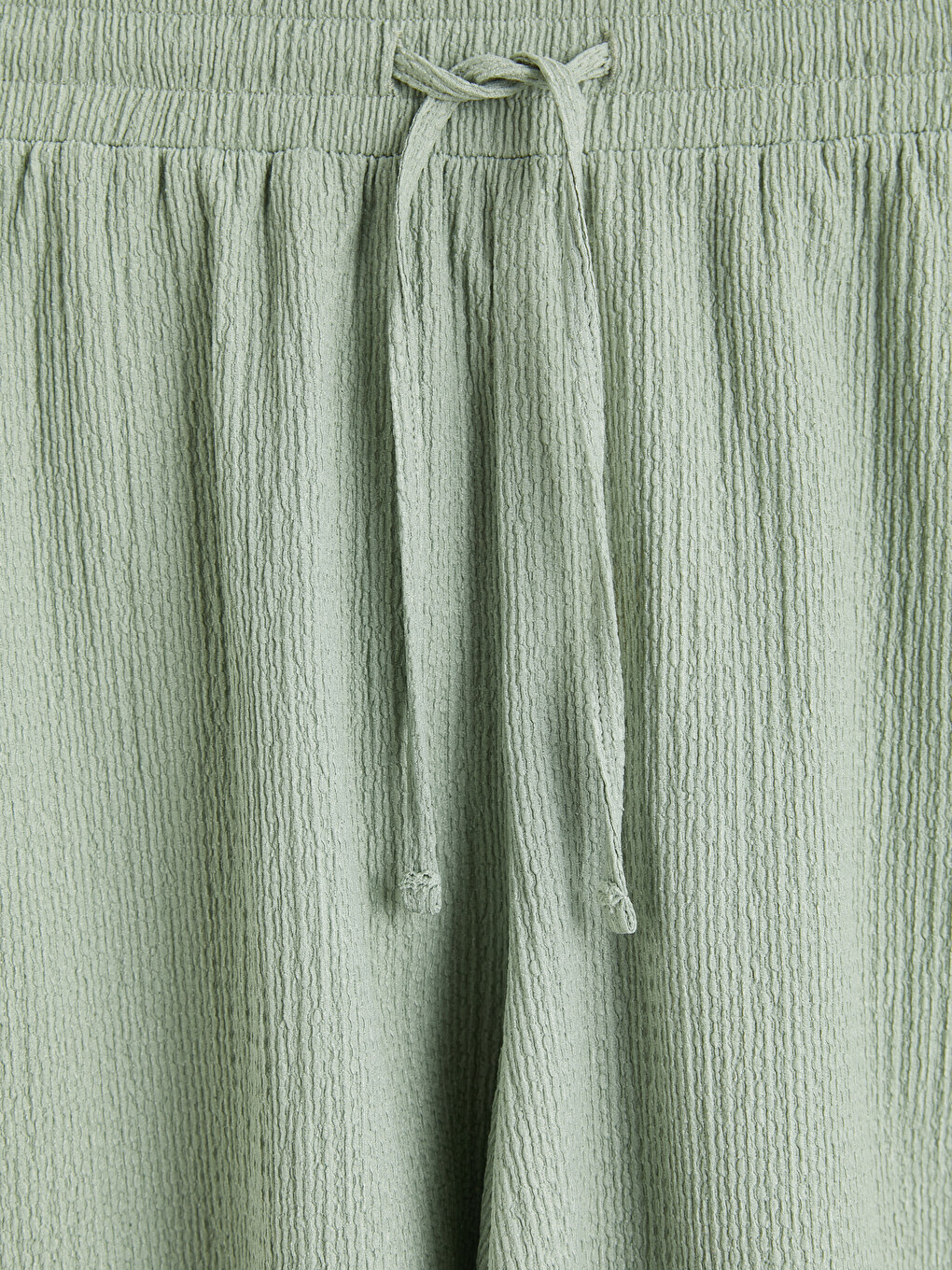 Shorts Femme Côtelés à Taille Élastique-5