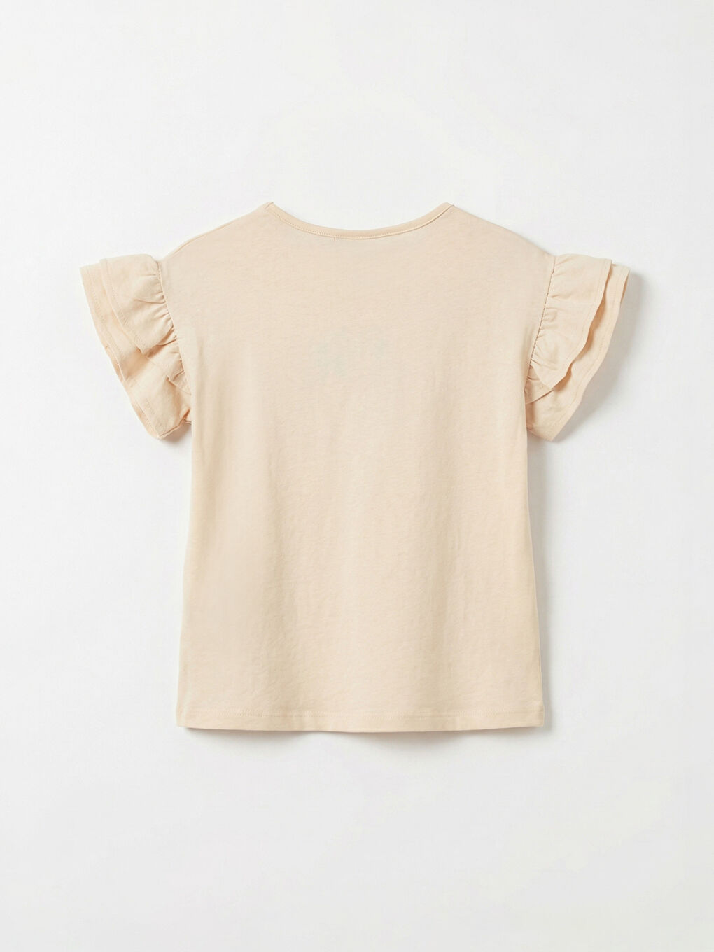 Bej Minnie Mouse Baskılı Kız Çocuk Bluz ve Tayt-2