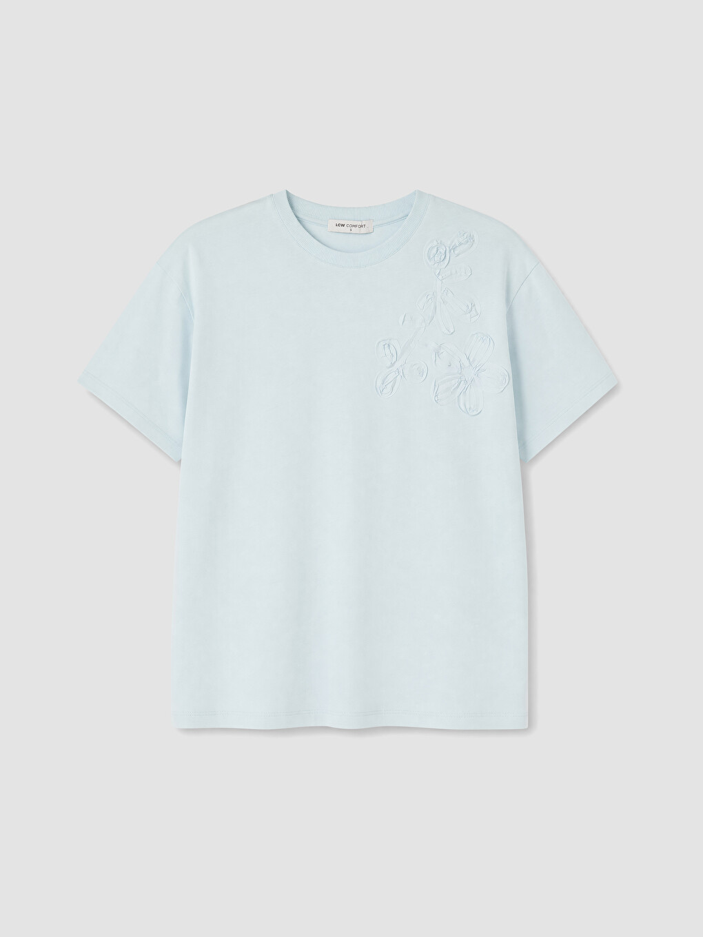 Embroidered 100% Cotton Women's T-shirt-4
