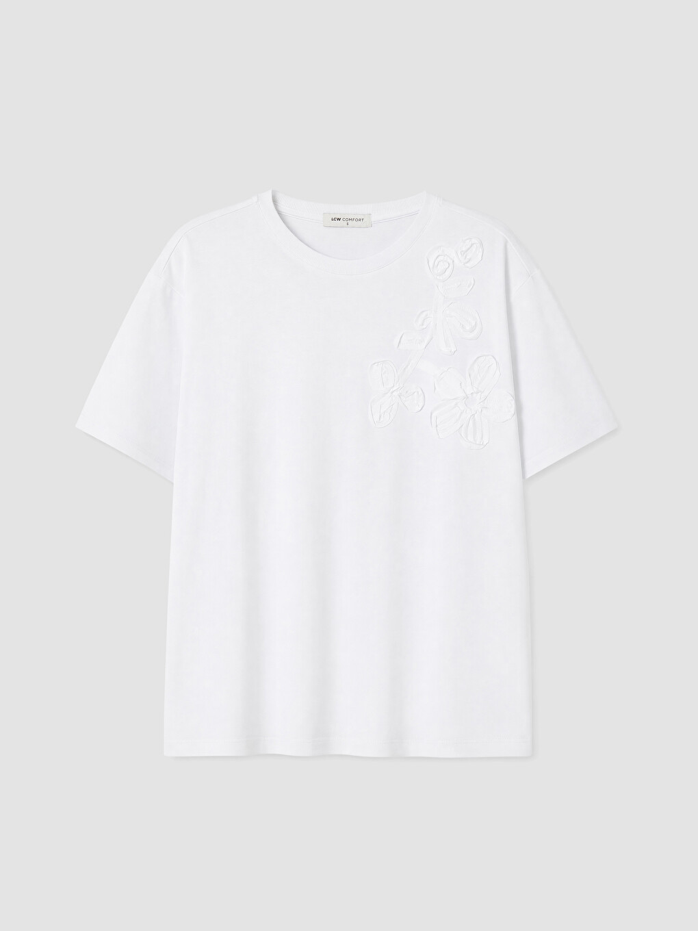 Embroidered 100% Cotton Women's T-shirt-4