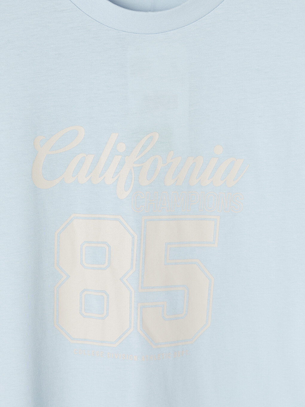 T-shirt Bleu Femme-5
