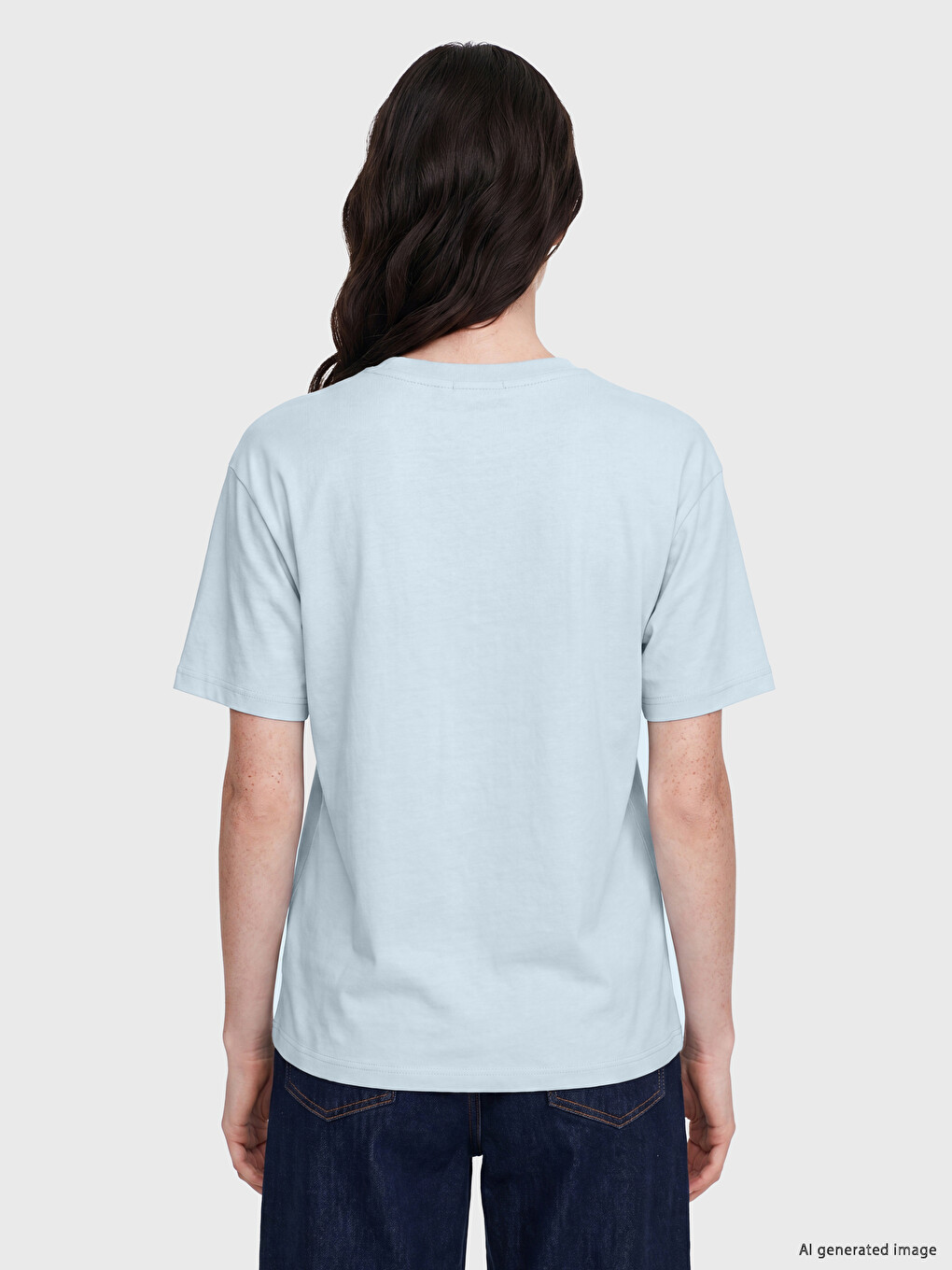 T-shirt Bleu Femme-3