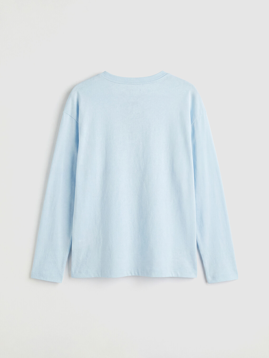 Mavi Stitch Baskılı Kız Çocuk Pijama Üst-1