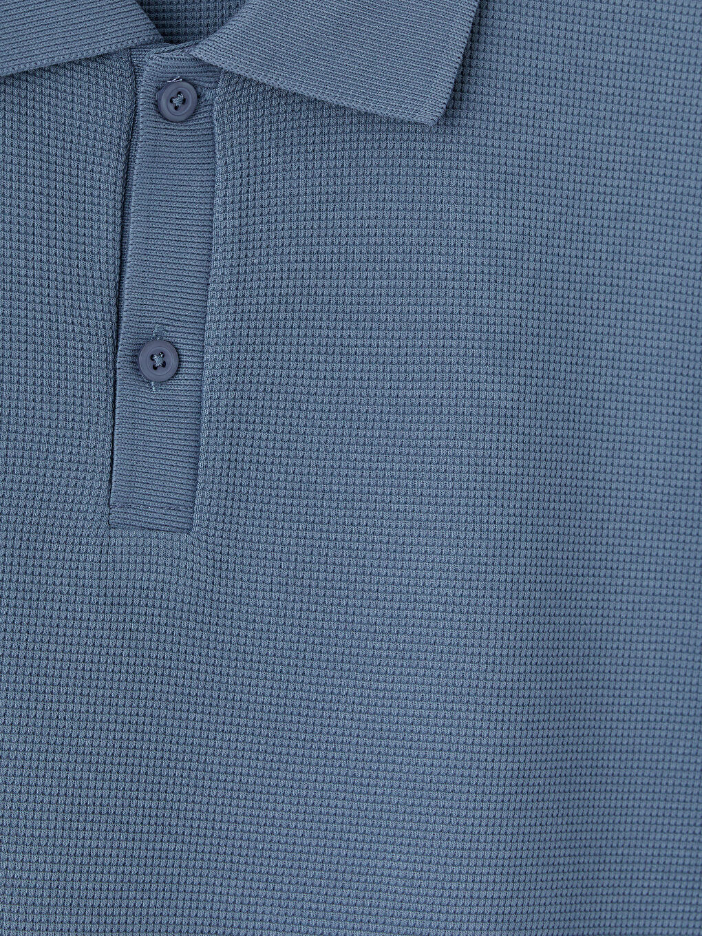İndigo Polo Yaka Erkek Tişört-2